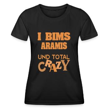 Geschenk für Aramis - Frauen Funktions-T-Shirt - Schwarz - Vorne - AI Model Female 172 light (172cm)