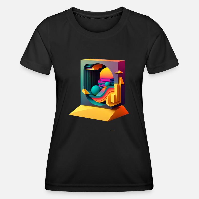 .3D - Women's Functional T-Shirt - black
