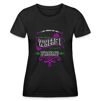cool birthday present idea birthday present - Women's Functional T-Shirt - black - Front - AI Model Female 172 light (172cm)