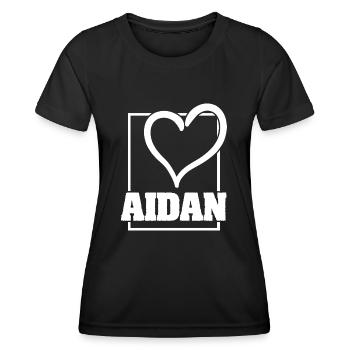 Heiraten für Aidan Frau JGA - Frauen Funktions-T-Shirt - Schwarz - Vorne - AI Model Female 172 light (172cm)