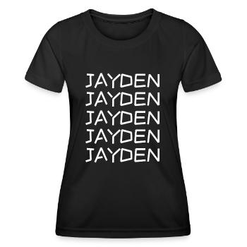Bachelor Jayden - Women's Functional T-Shirt - black - Front - AI Model Female 172 light (172cm)