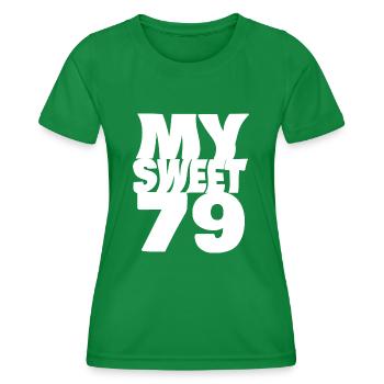 Sweet 79 - Women's Functional T-Shirt - kelly green - Front - AI Model Female 172 dark (172cm)