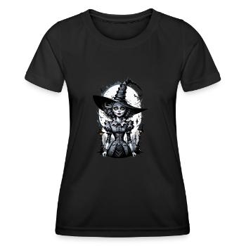 Classic Witch 24 - Women's Functional T-Shirt - black - Front - AI Model Female 172 light (172cm)