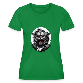 WEREWOLF Suit 12 - Women's Functional T-Shirt - kelly green - Front - AI Model Female 172 dark (172cm)