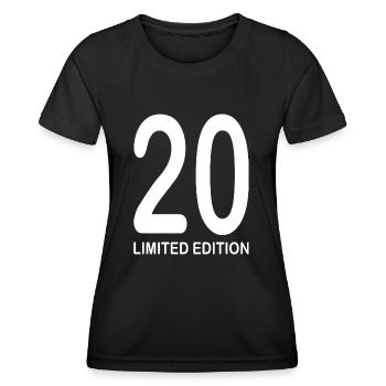 20. Geburtstag Geschenk - Frauen Funktions-T-Shirt - Schwarz - Vorne - AI Model Female 172 light (172cm)