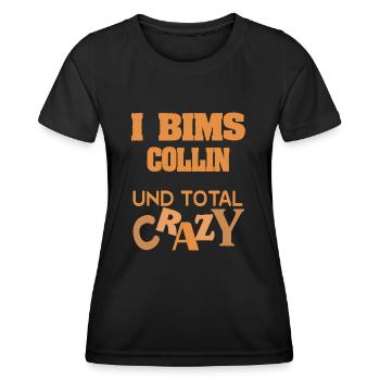 Collin als Vorname - Frauen Funktions-T-Shirt - Schwarz - Vorne - AI Model Female 172 light (172cm)