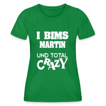 Martin - T-shirt sport Femme - vert - Devant - AI Model Female 172 dark (172cm)