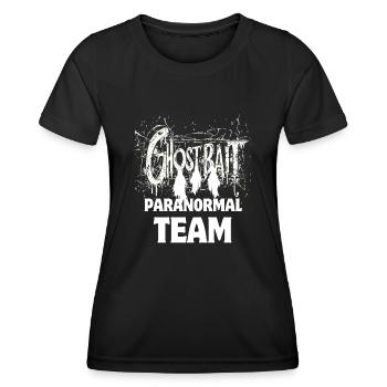 L’équipe paranormale de GhostBait - T-shirt sport Femme - noir - Devant - AI Model Female 172 light (172cm)