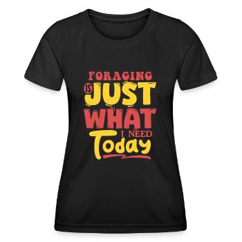 Sammeln ist genau das, was ich heute brauche - Frauen Funktions-T-Shirt - Schwarz - Vorne - AI Model Female 172 light (172cm)