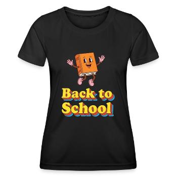 Back to School - Women's Functional T-Shirt - black - Front - AI Model Female 172 light (172cm)