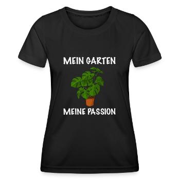Gärtnerin Pflanzen Passion - Frauen Funktions-T-Shirt - Schwarz - Vorne - AI Model Female 172 light (172cm)