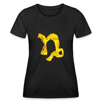 Sternzeichen Steinbock - Frauen Funktions-T-Shirt - Schwarz - Vorne - AI Model Female 172 light (172cm)