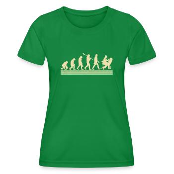 Hygiénistes dentaires Evolution - T-shirt sport Femme - vert - Devant - AI Model Female 172 dark (172cm)