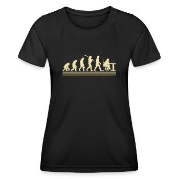 Development of web developers - Women's Functional T-Shirt - black - Front - AI Model Female 172 light (172cm)