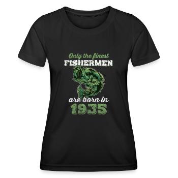 Legendär 87 Jahre alt Geschenk zum 87. Geburtstag - Frauen Funktions-T-Shirt - Schwarz - Vorne - AI Model Female 172 light (172cm)