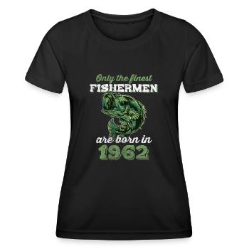 Legendary 60 years old gift for the 60th birthday - Women's Functional T-Shirt - black - Front - AI Model Female 172 light (172cm)