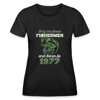 Legendary 45 years old gift for the 45th birthday - Women's Functional T-Shirt - black - Front - AI Model Female 172 light (172cm)