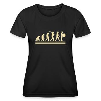 Winegrower evolution - Women's Functional T-Shirt - black - Front - AI Model Female 172 light (172cm)