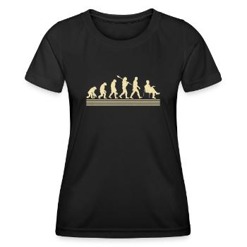 Psychologist Evolution - Women's Functional T-Shirt - black - Front - AI Model Female 172 light (172cm)