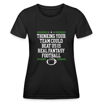 Your team could beat us - Women's Functional T-Shirt - black - Front - AI Model Female 172 light (172cm)