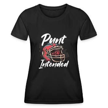 Punt Provided football helmet - Women's Functional T-Shirt - black - Front - AI Model Female 172 light (172cm)