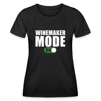 Winzer modus Ein - Frauen Funktions-T-Shirt - Schwarz - Vorne - AI Model Female 172 light (172cm)
