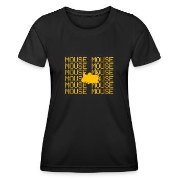 Mouse - Women's Functional T-Shirt - black - Front - AI Model Female 172 light (172cm)