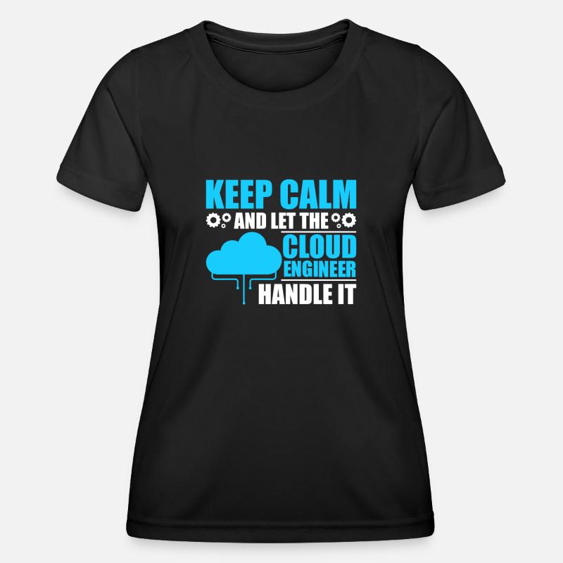 Cloud-Administrator Cloud-Devops - Frauen Funktions-T-Shirt - Schwarz