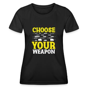 Choose your knife weapon - Women's Functional T-Shirt - black - Front - AI Model Female 172 light (172cm)