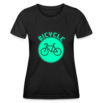 Bike - Women's Functional T-Shirt - black - Front - AI Model Female 172 light (172cm)