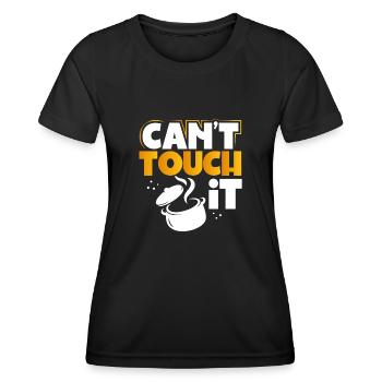 Can't touch the pot - Women's Functional T-Shirt - black - Front - AI Model Female 172 light (172cm)
