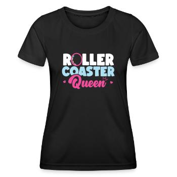Roller Coaster Roller Coaster - Women's Functional T-Shirt - black - Front - AI Model Female 172 light (172cm)