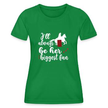 Best Barrel Racing Aunt Gift Barrel Racer Aunt - Women's Functional T-Shirt - kelly green - Front - AI Model Female 172 dark (172cm)