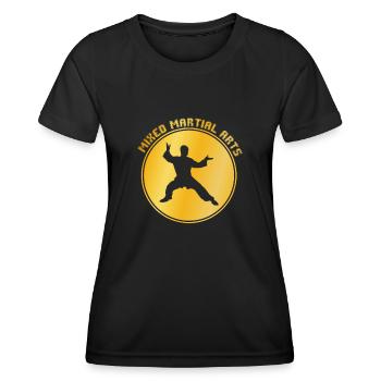 Martial arts - Women's Functional T-Shirt - black - Front - AI Model Female 172 light (172cm)