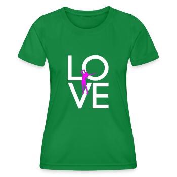 Sing - Women's Functional T-Shirt - kelly green - Front - AI Model Female 172 dark (172cm)
