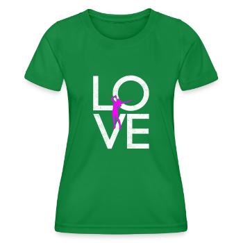 Sing - Women's Functional T-Shirt - kelly green - Front - AI Model Female 172 dark (172cm)
