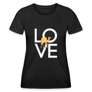 Camel - Women's Functional T-Shirt - black - Front - AI Model Female 172 light (172cm)