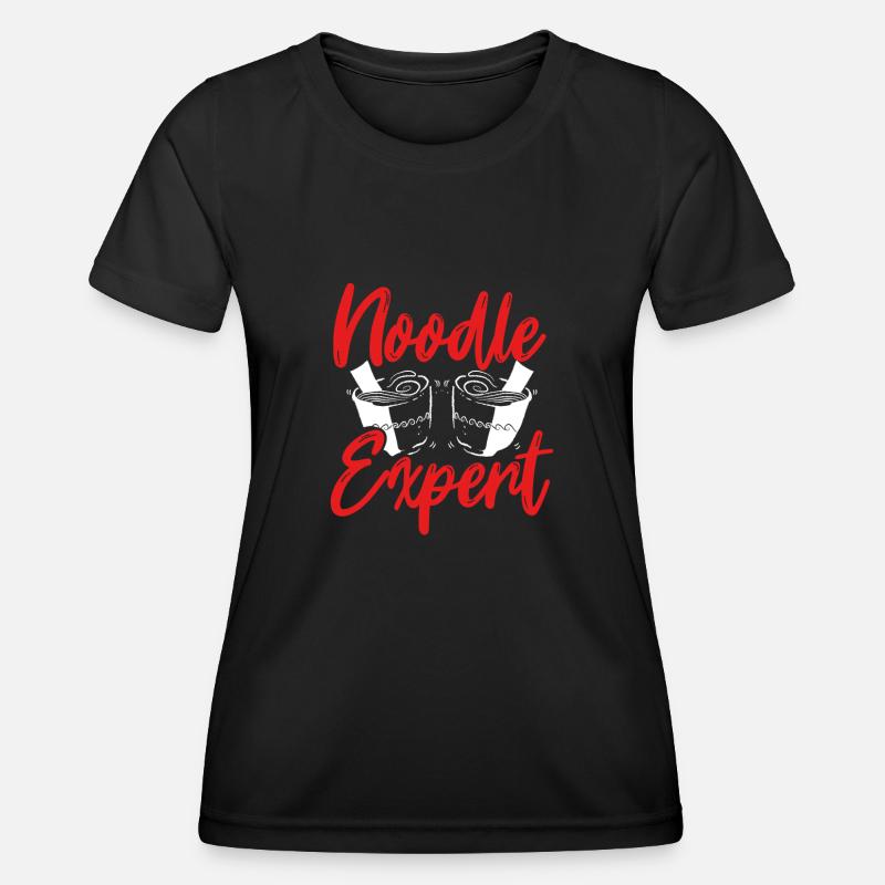 Ramen Noodle Expert - Women's Functional T-Shirt - black