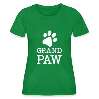 Grande patte - T-shirt sport Femme - vert - Devant - AI Model Female 172 dark (172cm)