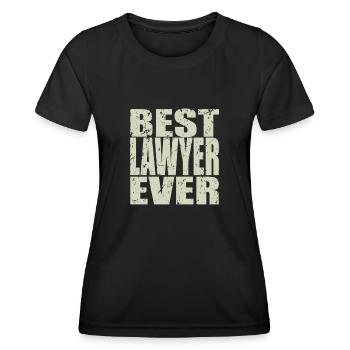 Best Anwalt ever Anwalt Geschenk - Frauen Funktions-T-Shirt - Schwarz - Vorne - AI Model Female 172 light (172cm)