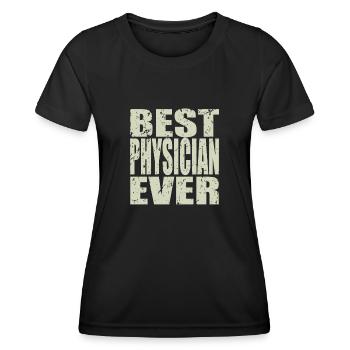 Best Physicist ever Physicist Gift - Women's Functional T-Shirt - black - Front - AI Model Female 172 light (172cm)