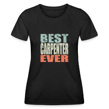 Best Craftsman ever Craftsman Gift - Women's Functional T-Shirt - black - Front - AI Model Female 172 light (172cm)