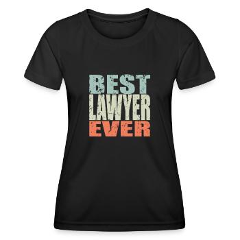 Best Anwalt ever Anwalt Geschenk - Frauen Funktions-T-Shirt - Schwarz - Vorne - AI Model Female 172 light (172cm)