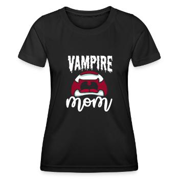 Vampir Mama - Frauen Funktions-T-Shirt - Schwarz - Vorne - AI Model Female 172 light (172cm)