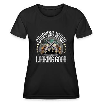 Lumberjack - Women's Functional T-Shirt - black - Front - AI Model Female 172 light (172cm)