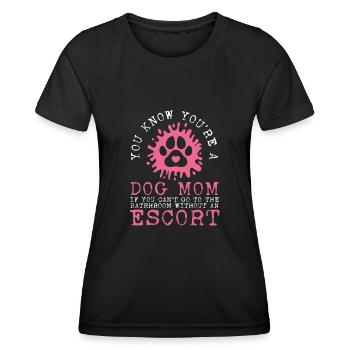 Dog mom Farmer - Women's Functional T-Shirt - black - Front - AI Model Female 172 light (172cm)