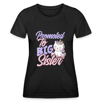 Offspring Girl Sister - Women's Functional T-Shirt - black - Front - AI Model Female 172 light (172cm)