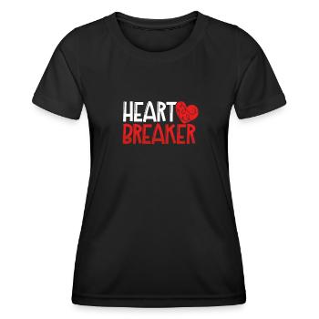 Heartbreakers On Valentine's Day - Women's Functional T-Shirt - black - Front - AI Model Female 172 light (172cm)