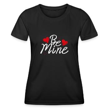 Be My Heart - Women's Functional T-Shirt - black - Front - AI Model Female 172 light (172cm)