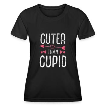 Sweeter than Cupid - Women's Functional T-Shirt - black - Front - AI Model Female 172 light (172cm)